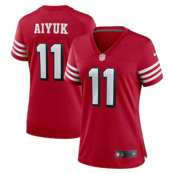 womens nike brandon aiyuk scarlet san francisco 49ers alter